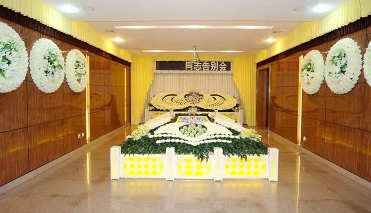 殯儀館禮廳布置